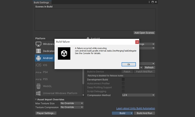 fix unity bugs and integrate android sdk for your unity game