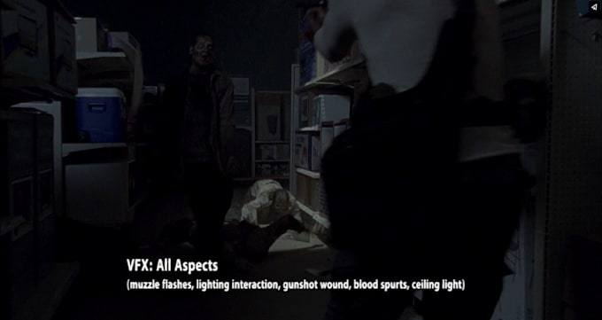 do visual effects vfx compositing for film or TV shots