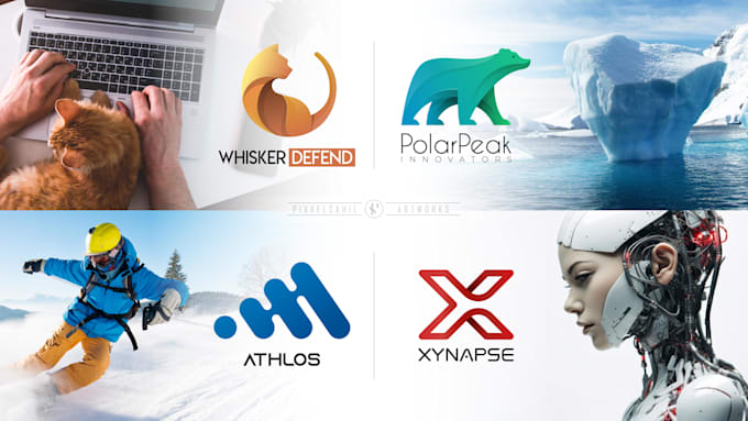 modern minimalist business logo design