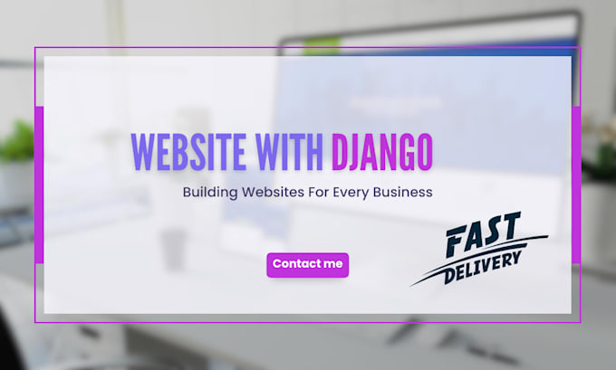 Do python django full stack web development by Awaissabit | Fiverr