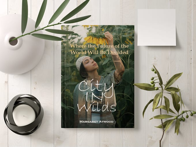 create modern, minimalist book cover design or ebook cover