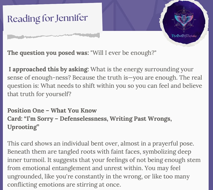 do an intuitive oracle card reading for answers you seek