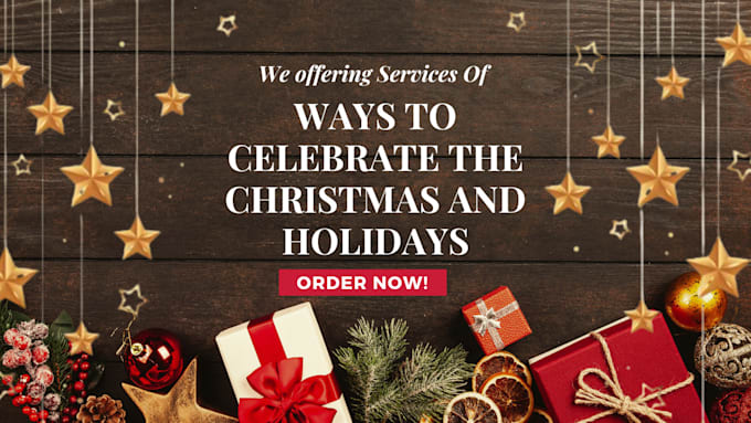 write christmas and holidays content on your demand