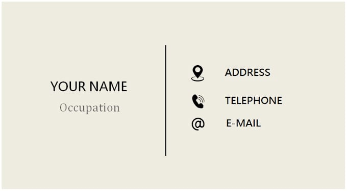 create stylish business card design