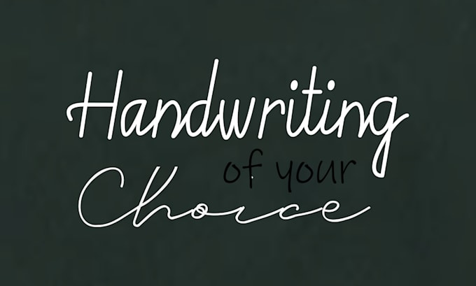 make your handwriting into a font for word