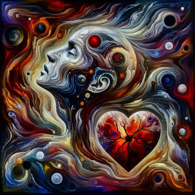 create works of abstract art