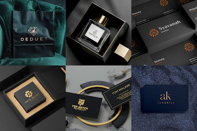 do modern luxury minimalist business or brand logo design
