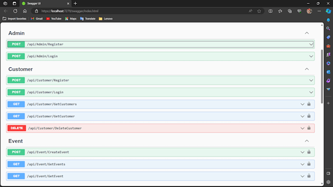 Develop asp dot net webform, asp dot net core, web api application