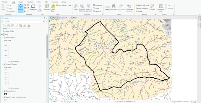 Do a hydrology modeling and analysis using arcgis pro by Zulfiqar2 | Fiverr