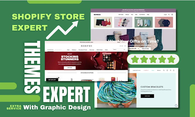 design and customize shopify or squarespace websites