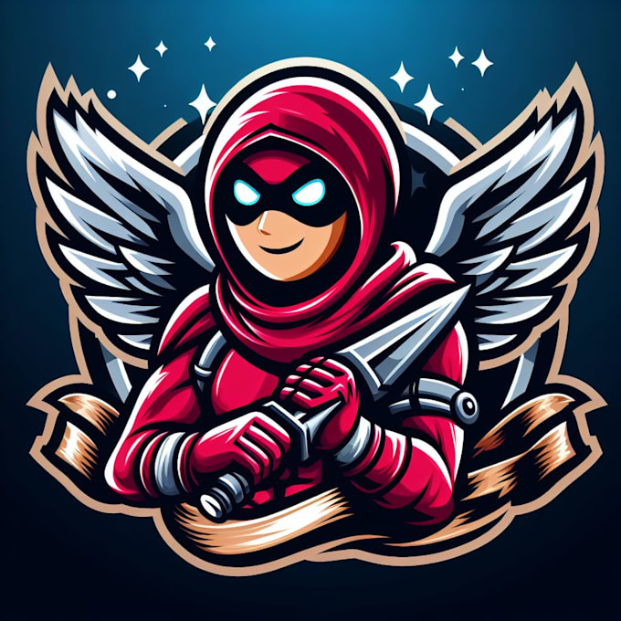 design high quality wing mascot logo