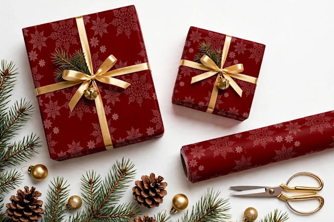 design chrsitmas wrapping paper designs