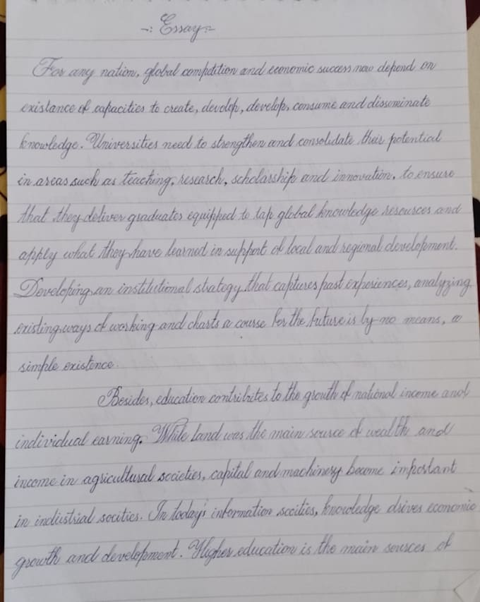 write aesthetically pleasing handwritten letters for you