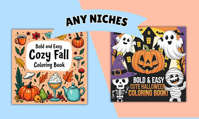 adult coloring pages and book covers for amazon KDP and etsy