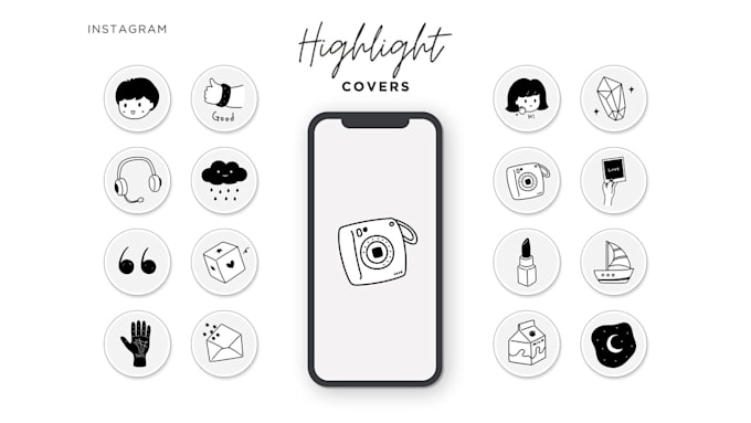 design custom instagram highlights covers with canva