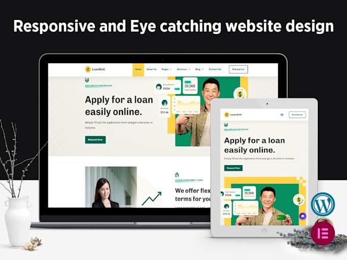 design a beautiful website for you