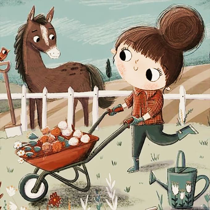 Illustrate children story book illustration children story book