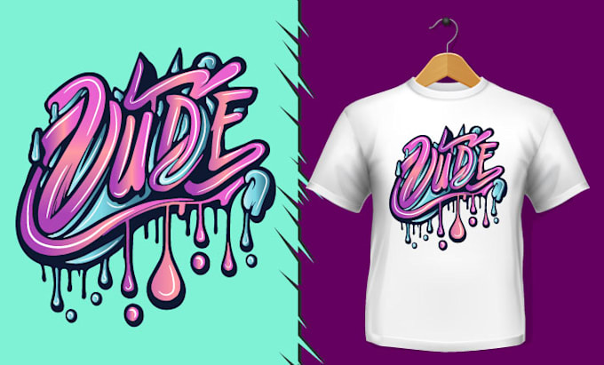 design dripping dope style logo for you
