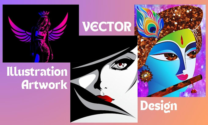 Do Any Adobe Illustrator Work Or Edit Vector Trace Portrait By Megha Do Any Adobe Illustrator Work Or Edit Vector Trace Portrait By Megha