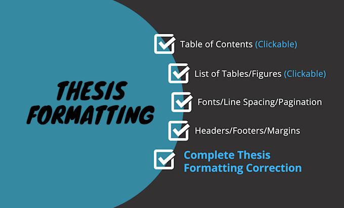 format thesis,reports,ebooks and word documents