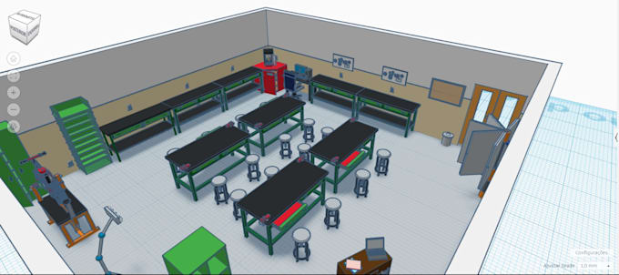 eu vou modelar em 3d pelo tinkercad