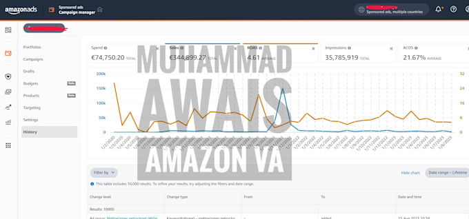 setup amazon PPC, manage amazon ads, assist amazon sponsored ads for high sales