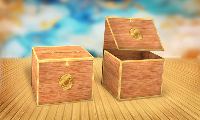 custom handle, press board boxes packaging design