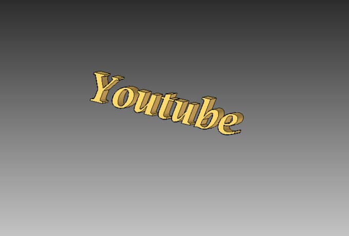 create you 3d printable logo from 2d design