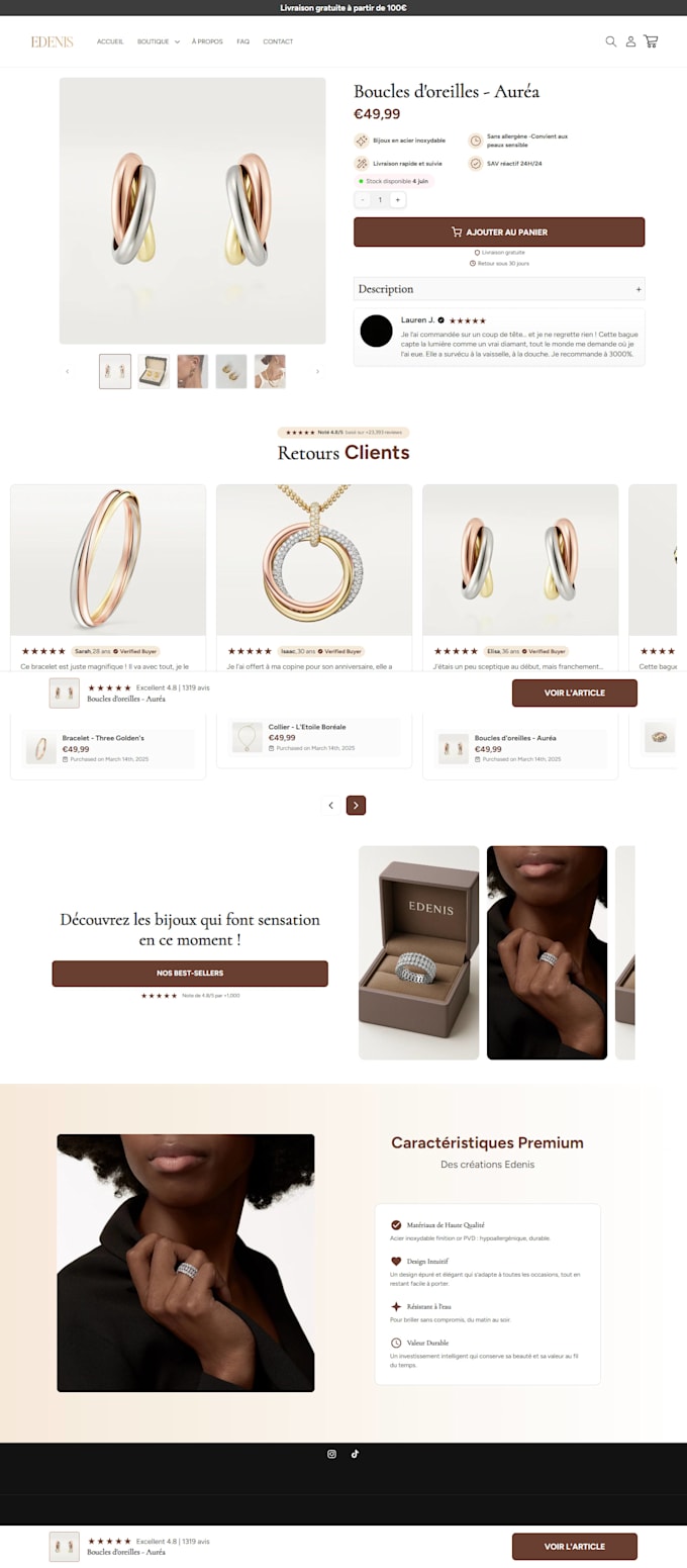 design and redesign shopify store and  figma to shopify