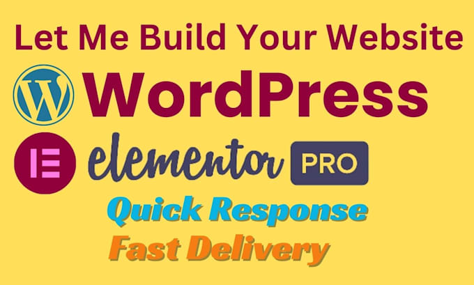 design or redesign your wordpress website by using elementor pro