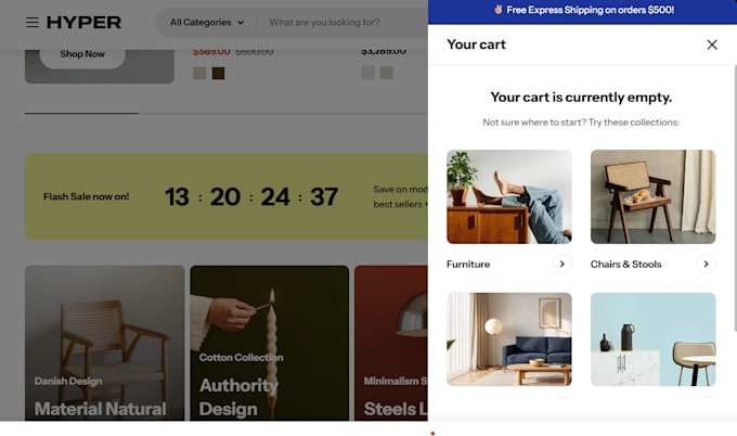 create a shopify website for you