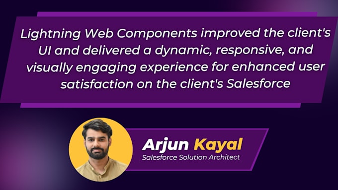 be your salesforce developer for lightning web components