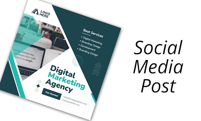 design professional and creative social media post
