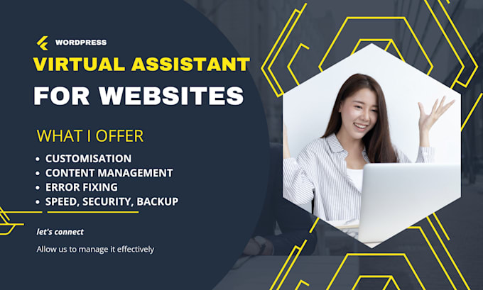 be your wordpress virtual assistant to optimize your sites