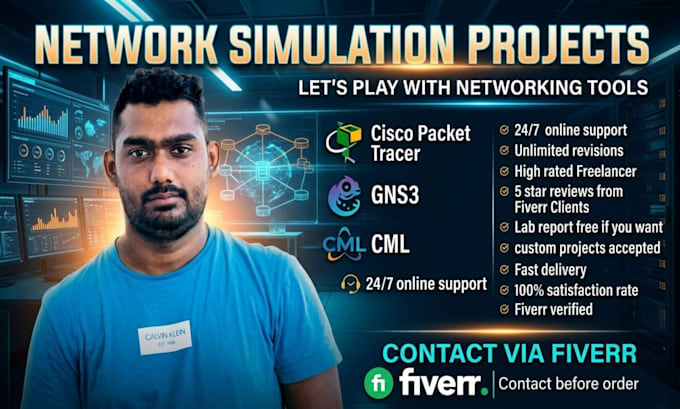 do cisco packet tracer, cml and gns3 projects