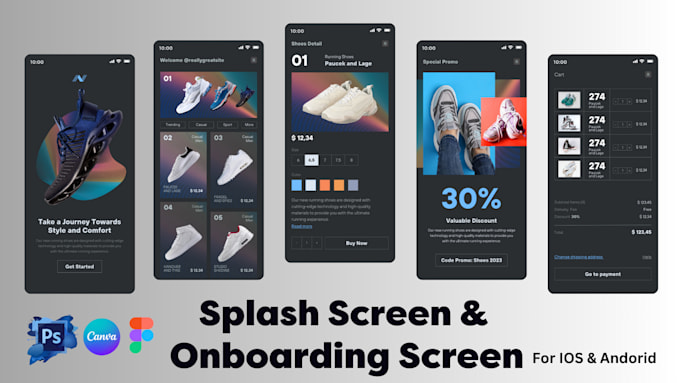 Create splash screen and onboarding screens for mobile app by ...