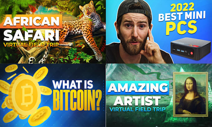 design amazing clickbait youtube thumbnail