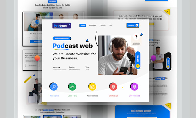 website hero section and landing page in figma