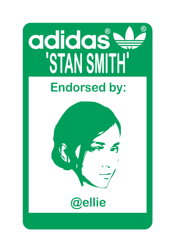 create a customized adidas stan smith style logo