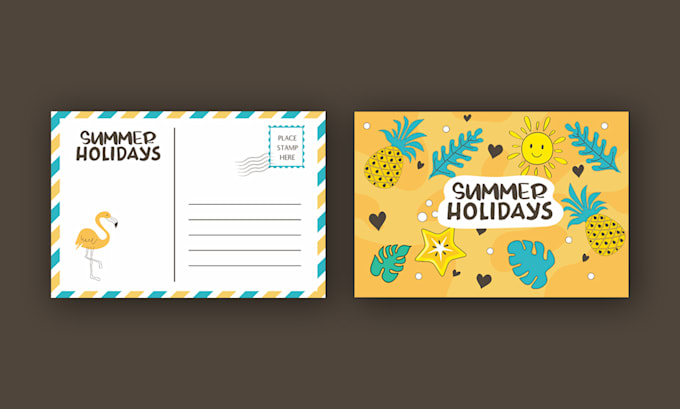 create exceptional business promotional postcard design