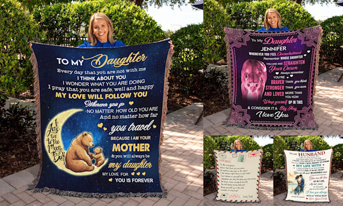 create beautiful heirloom woven blanket design