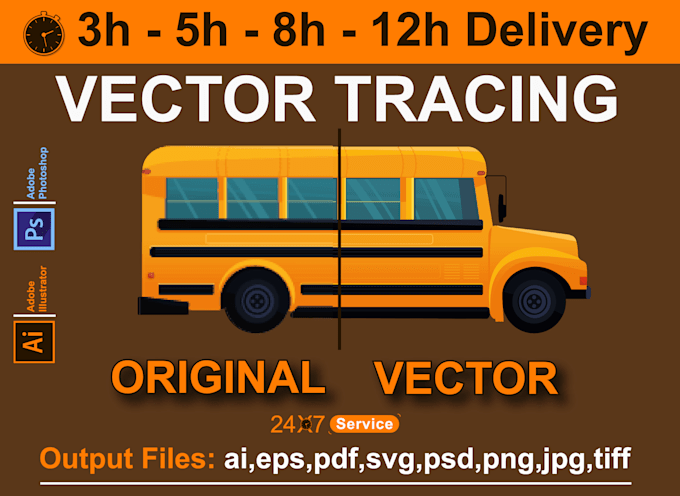 convert, recreate logo, image, design in high quality vector