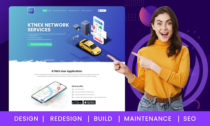 design, redesign, or revamp website development using wordpress elementor