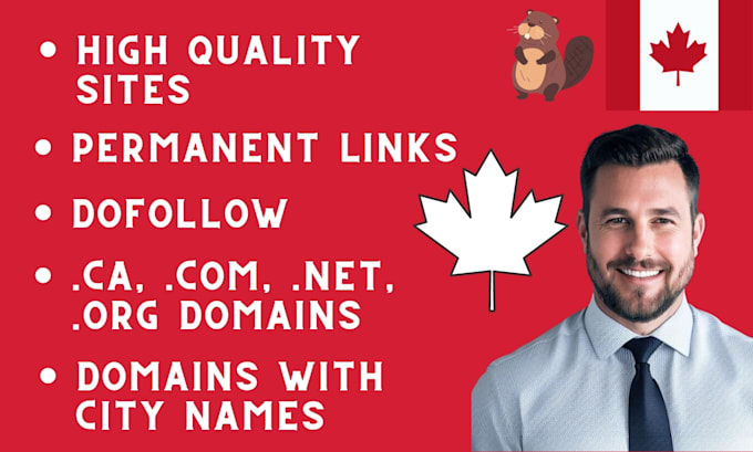 do canada seo backlinks high quality dofollow permanent