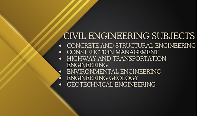 provide writing services on civil engineering topics