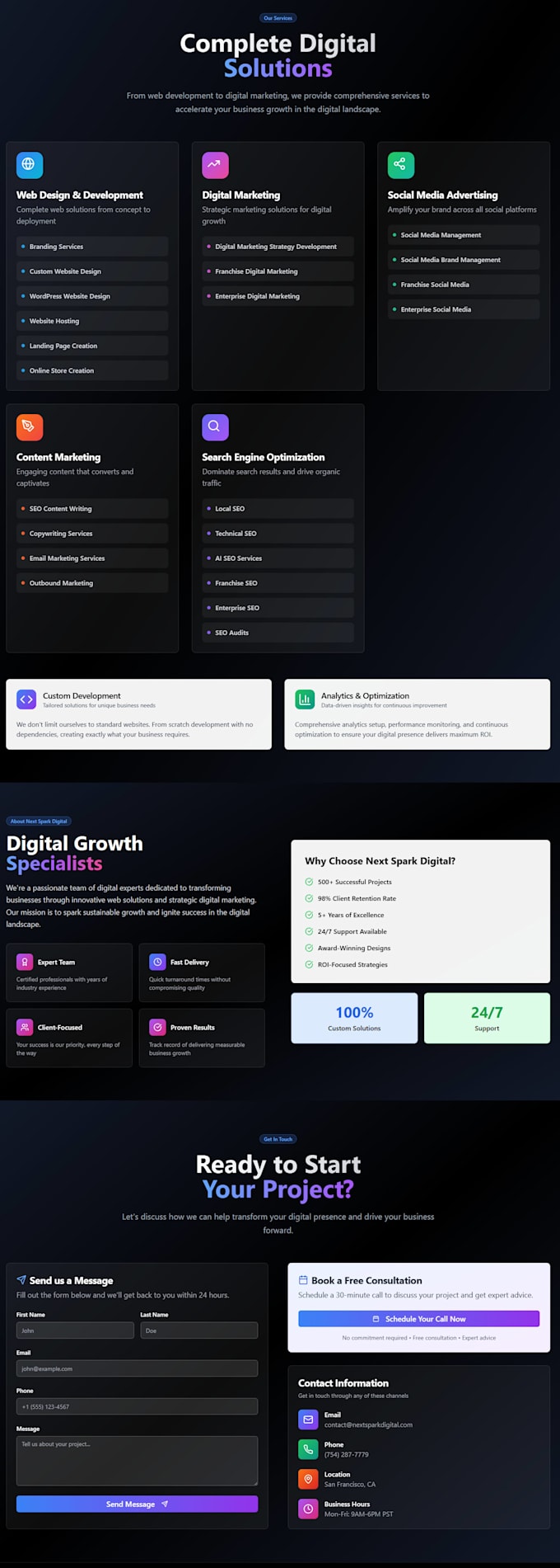 develop a custom ai website, ai saas, and ai chatbot