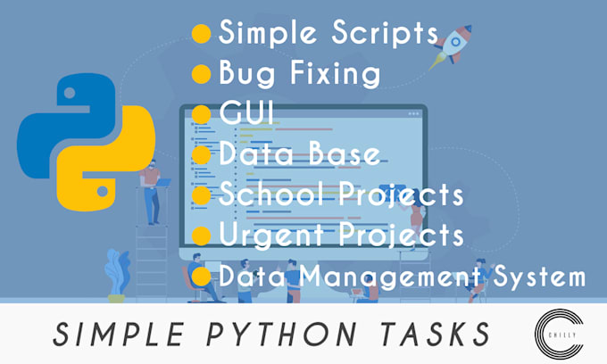 do your simple python projects and debugging