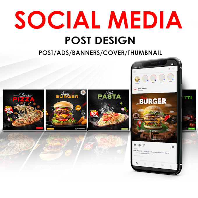 social post design, social media design, facebook ads design