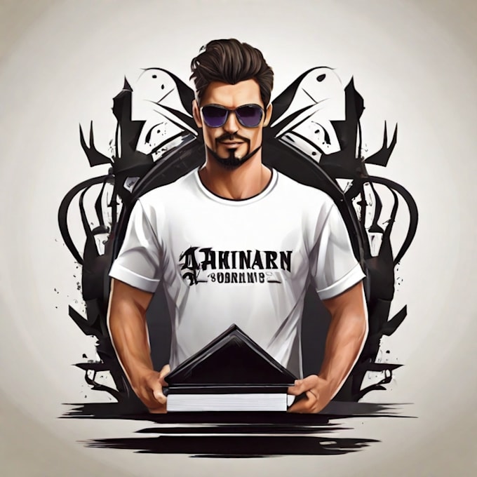 draw tshirt design with warren lotas style