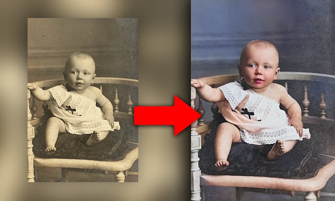 restore and colorize old pictures